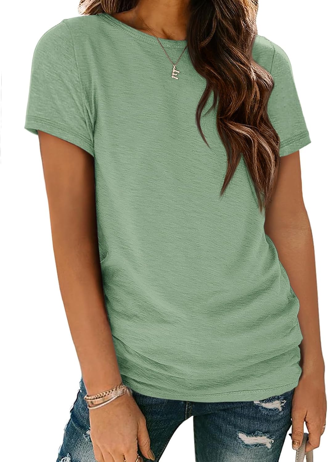 ATHMILE Womens Soft Basic T