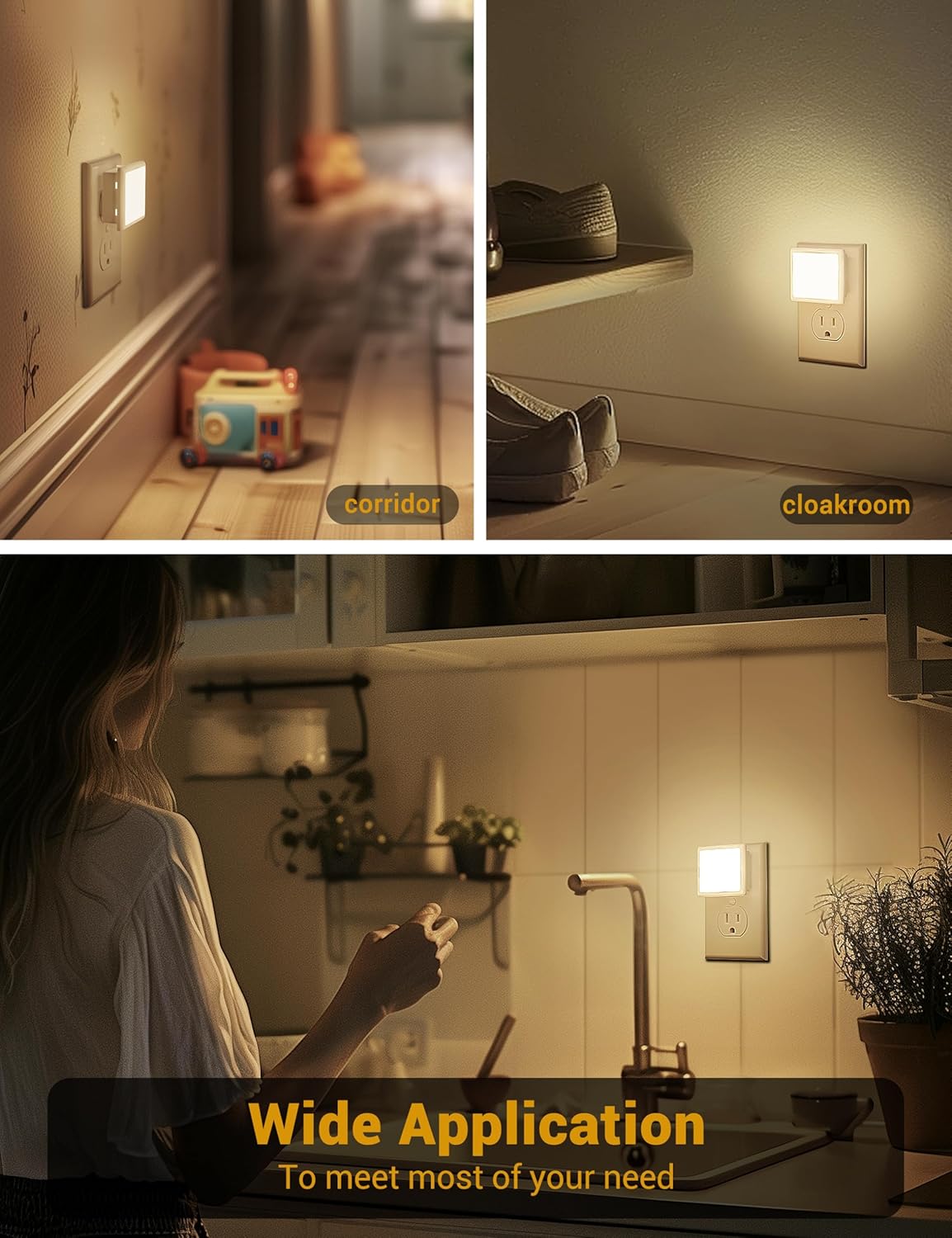 JandCase Night Lights Plug into