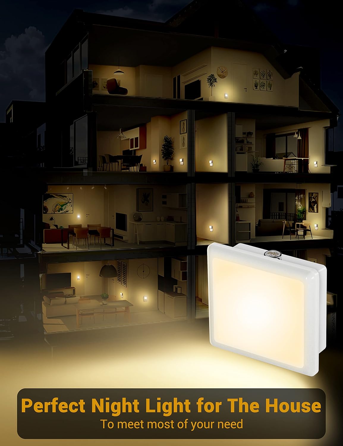 JandCase Night Lights Plug into