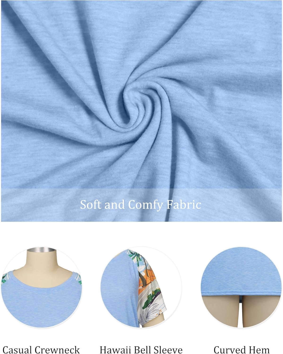 HDLTE Womens Plus Size Tops