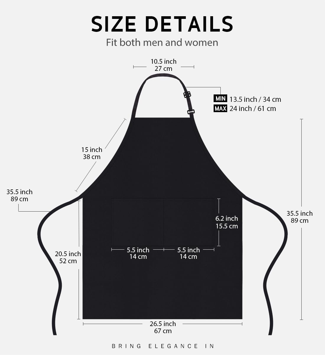 Syntus Apron for Men Women