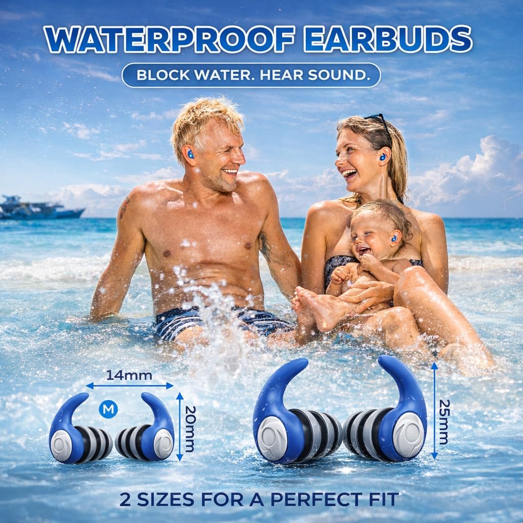 Waterproof Swimming Ear Plugs