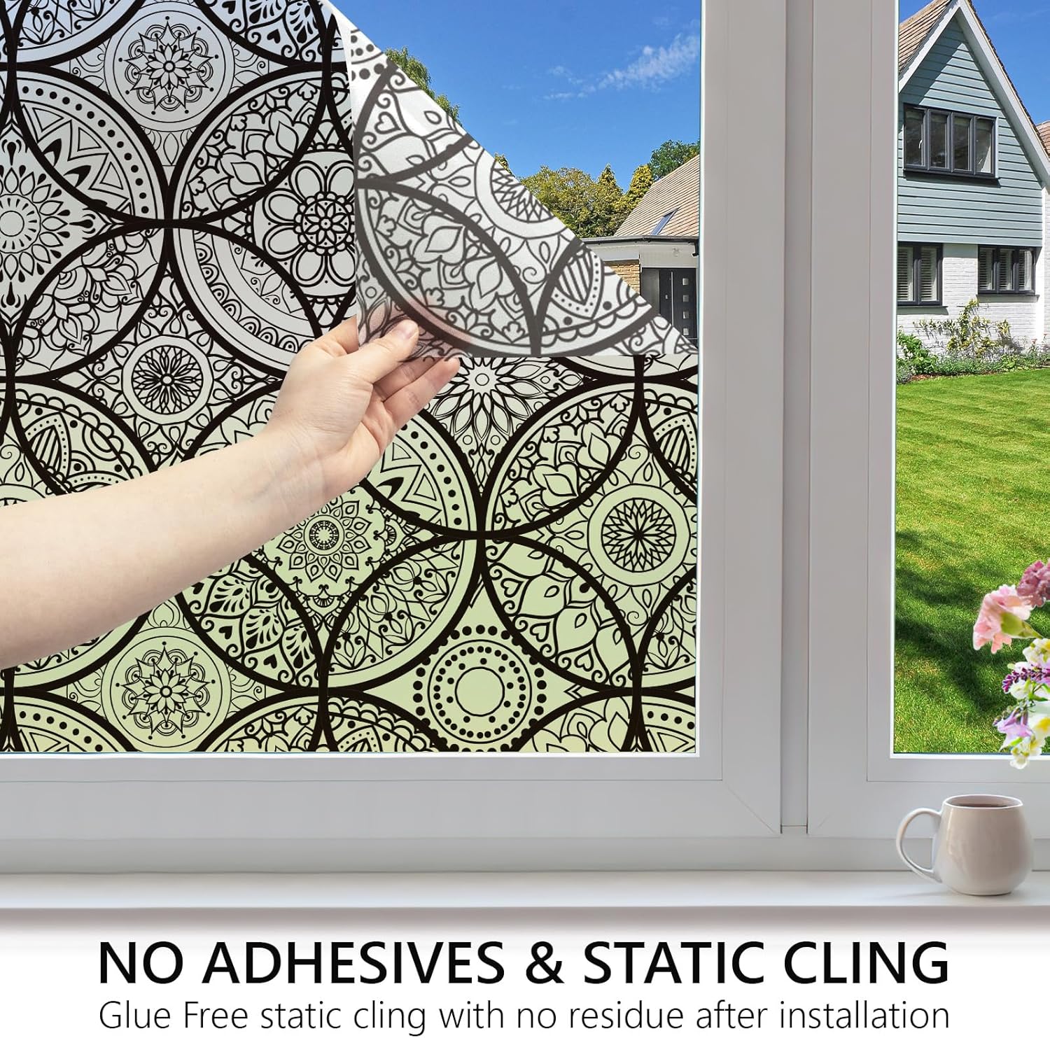 DKTIE Boho Stained Glass Look