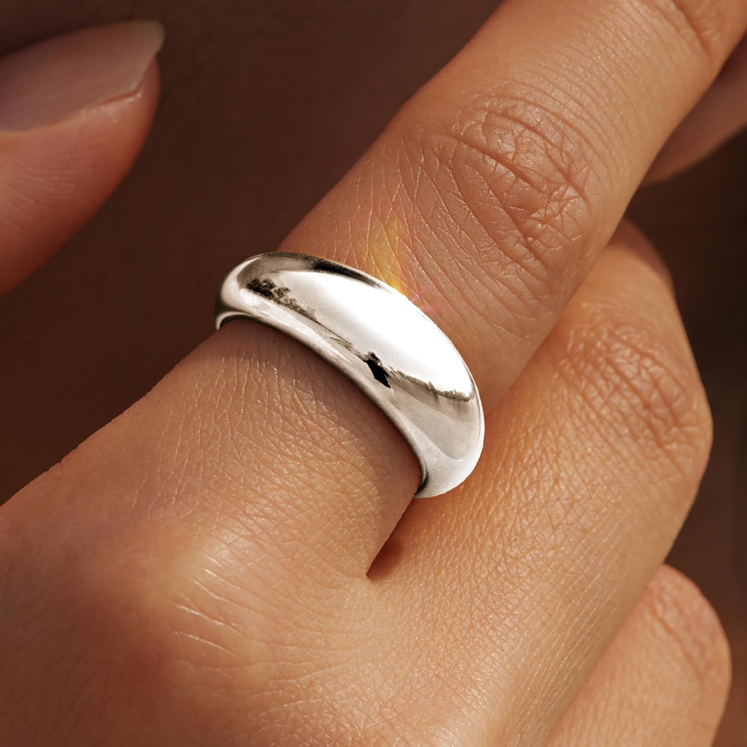 Non Tarnish Gold Chunky Rings