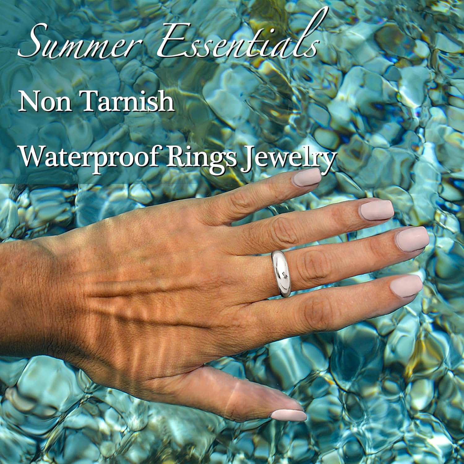Non Tarnish Gold Chunky Rings