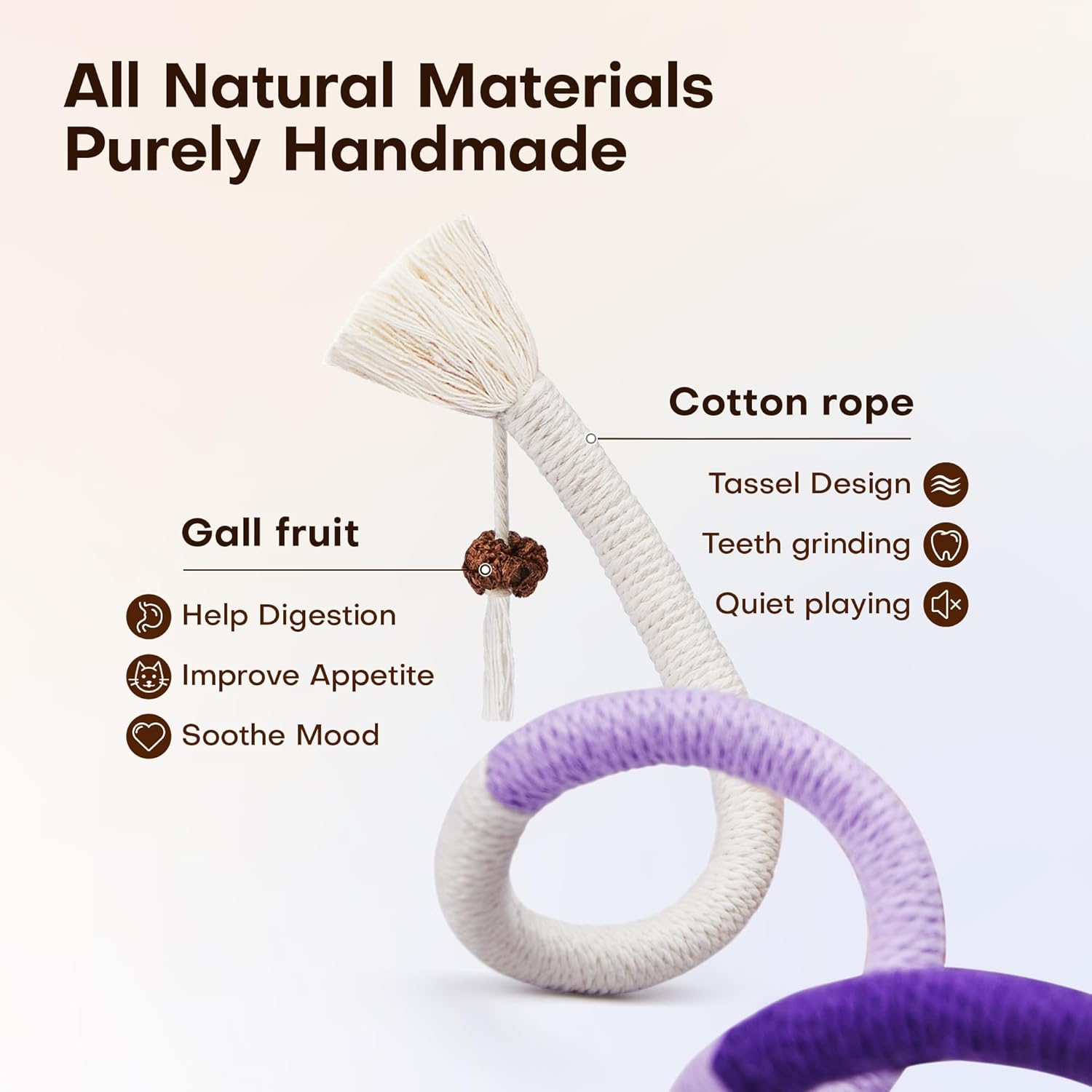 Potaroma Cat Toys Chew Ropes