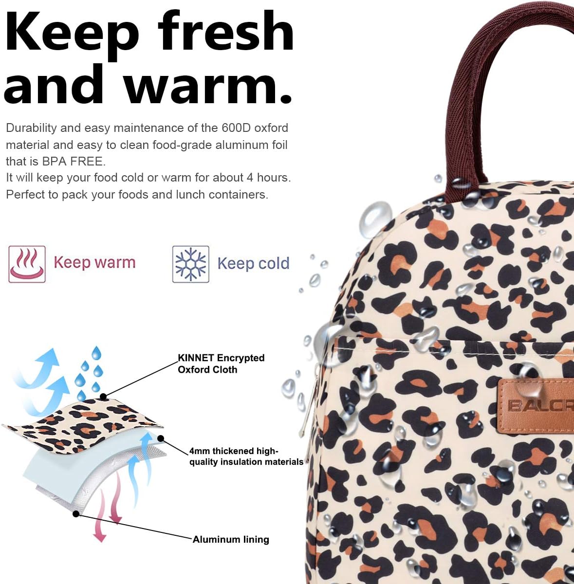 BALORAY Lunch Bag for Women