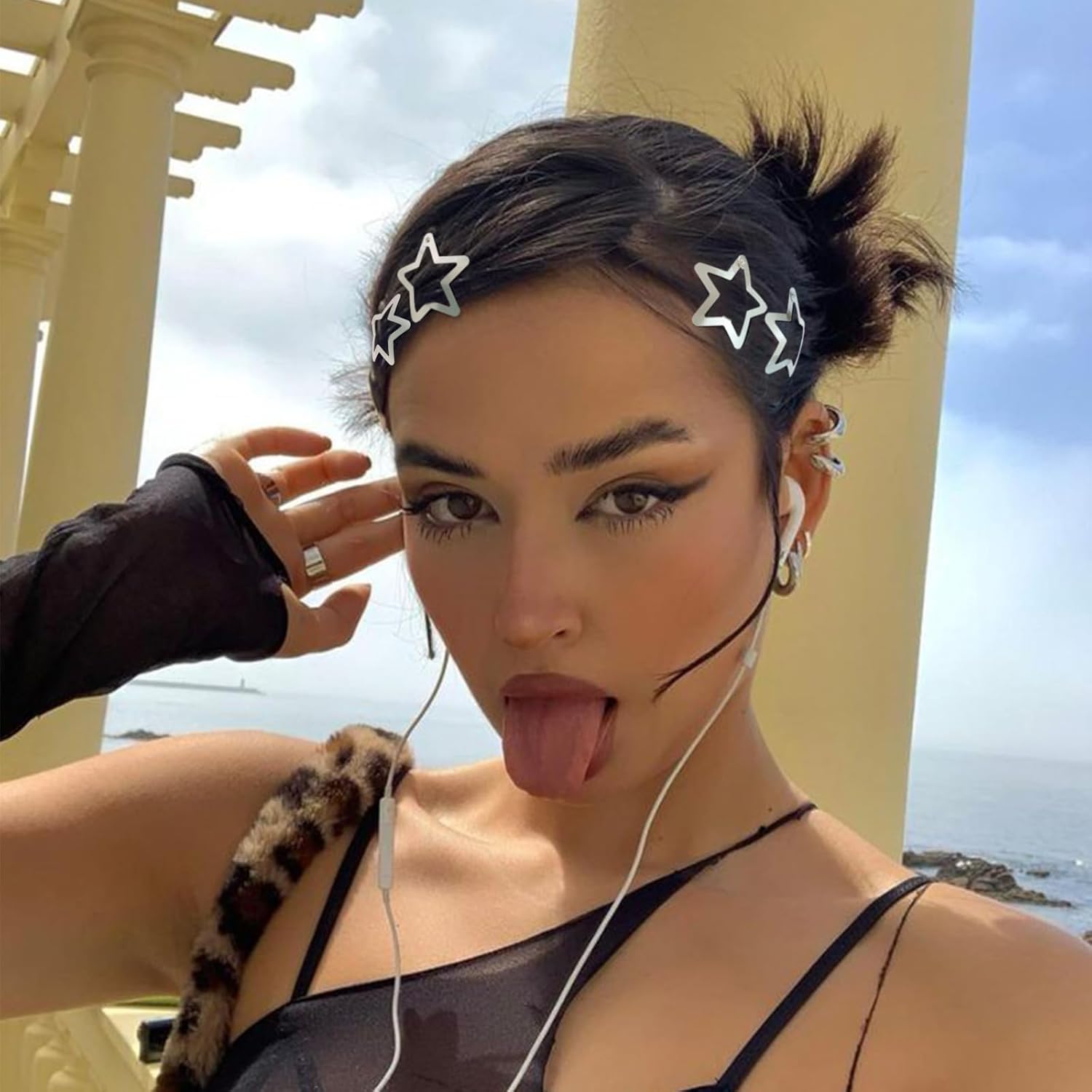 Star Hair Clips 2000s Y2K