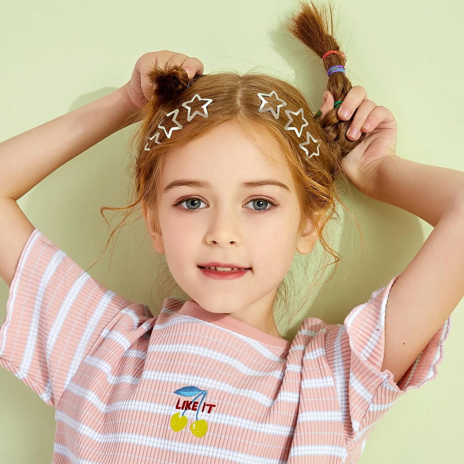 Star Hair Clips 2000s Y2K