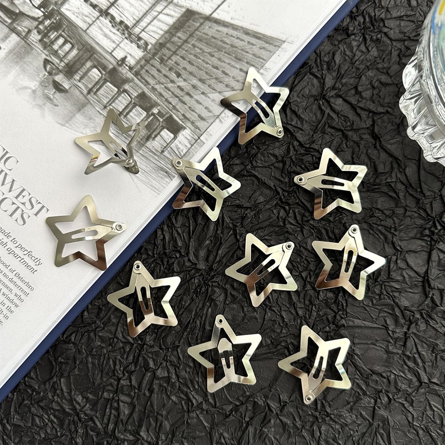 Star Hair Clips 2000s Y2K