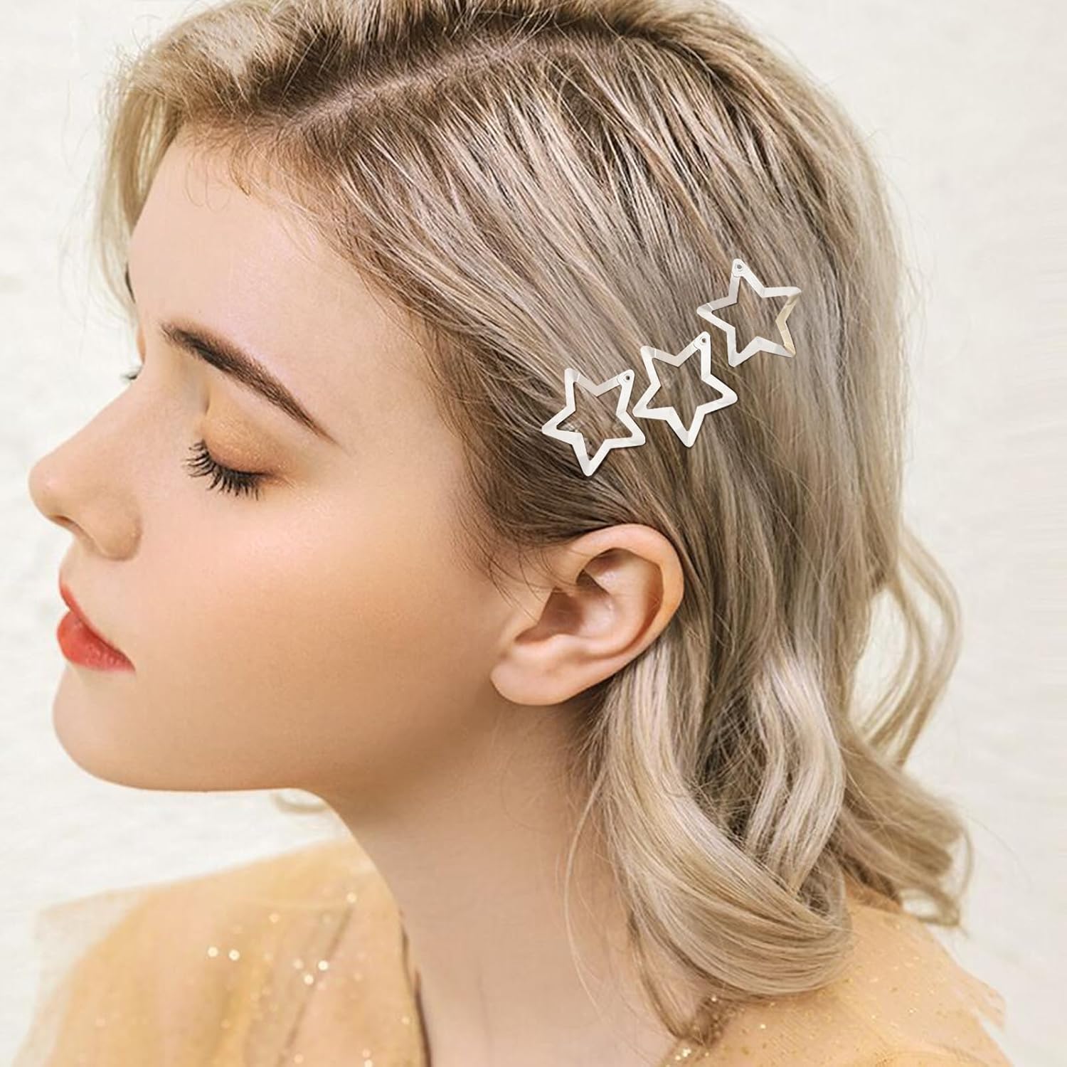 Star Hair Clips 2000s Y2K