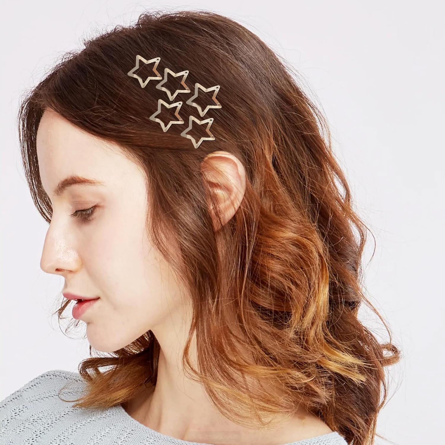 Star Hair Clips 2000s Y2K
