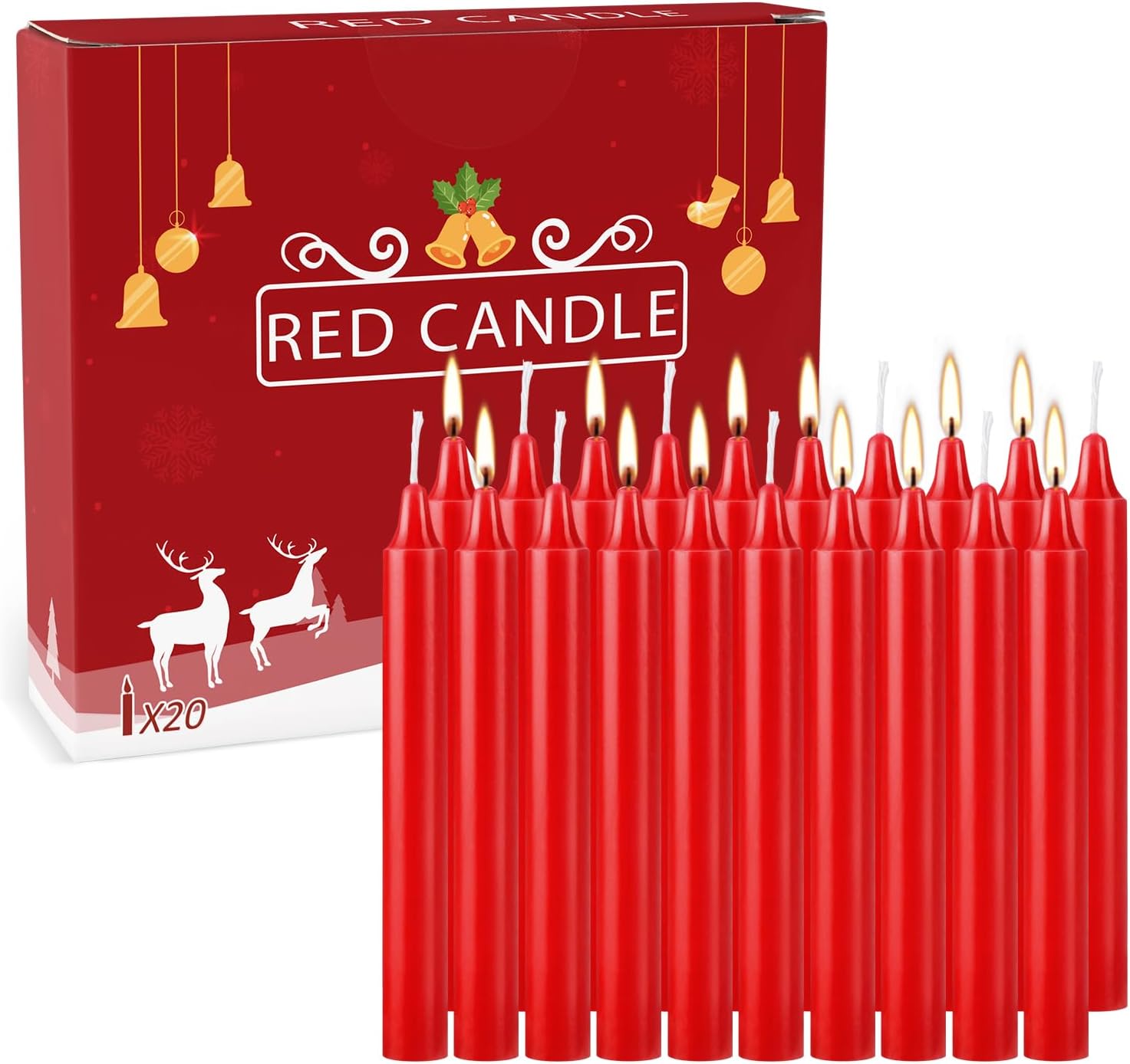 YOROXRG Set of 20 Red
