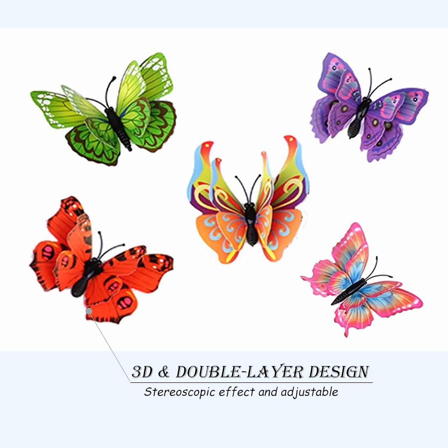 OPSEAM Butterfly Wall Decor 24/48