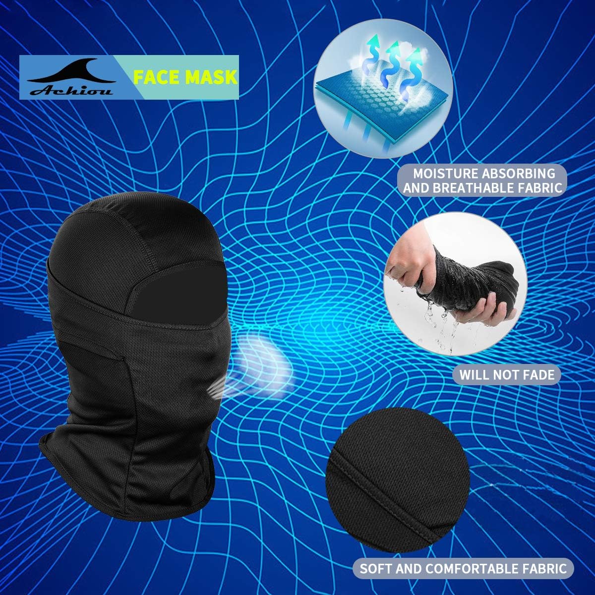 Achiou Ski Mask for Men