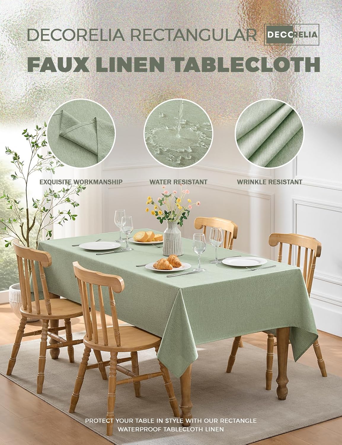Decorelia Table Cloth for Rectangle