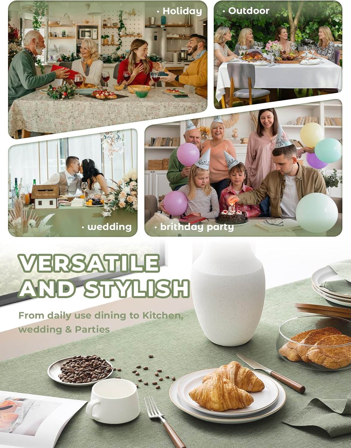 Decorelia Table Cloth for Rectangle