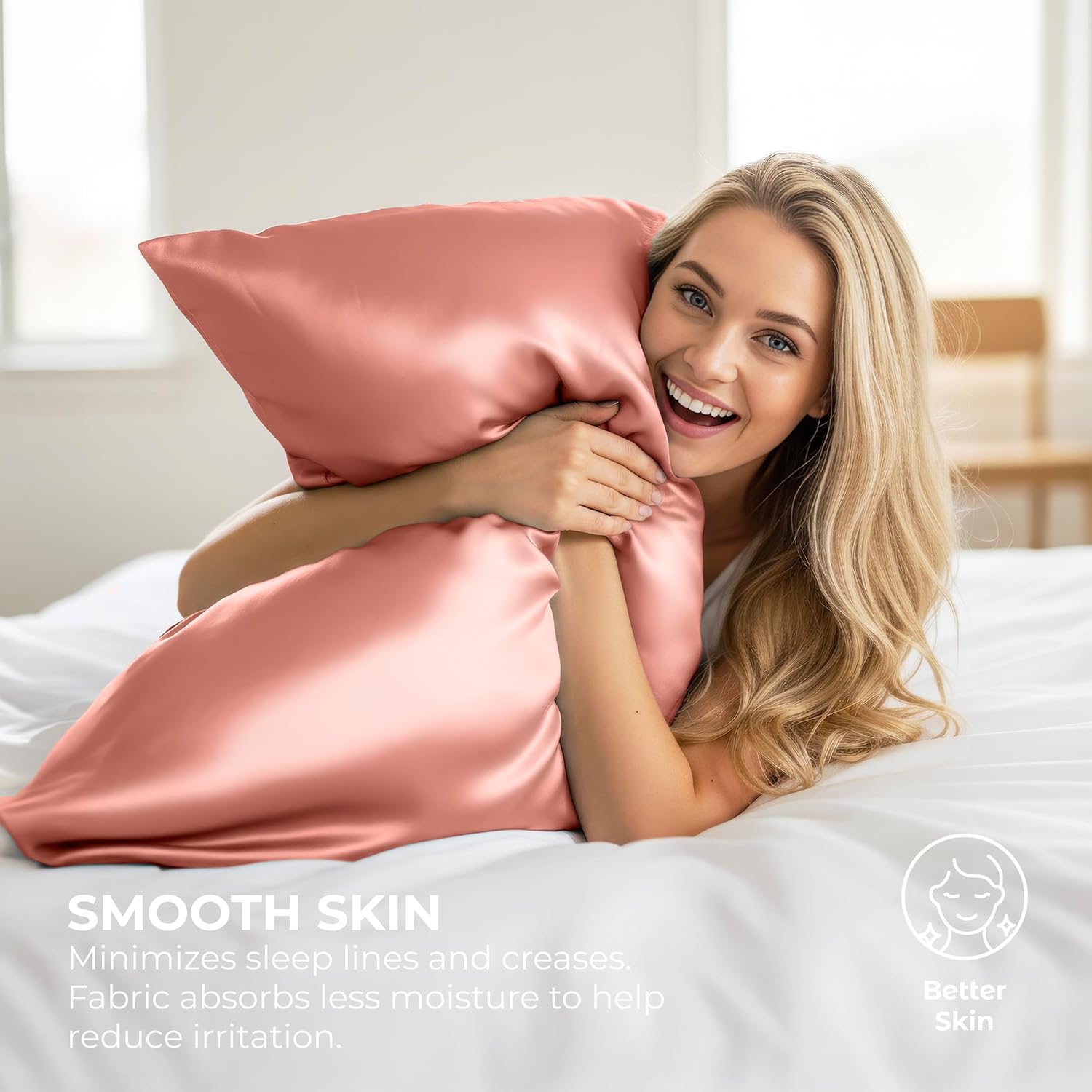 Pure Bedding Satin Pillowcase 2