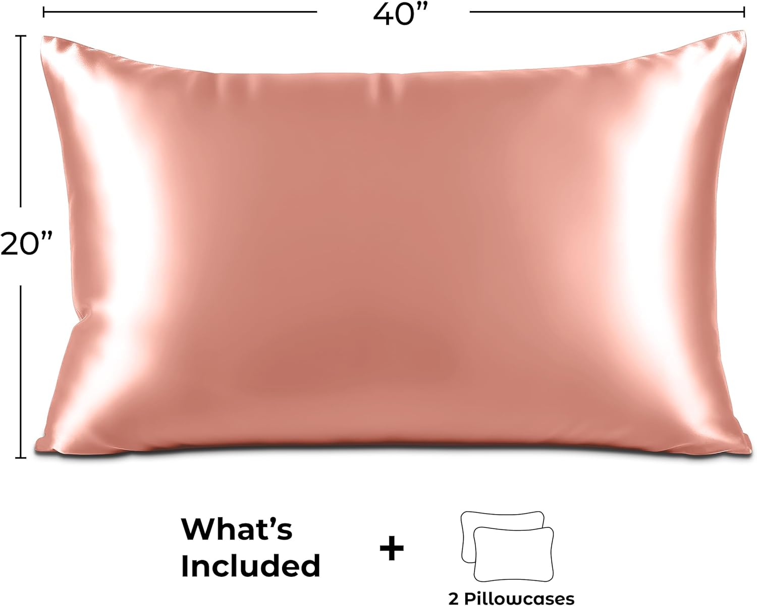 Pure Bedding Satin Pillowcase 2