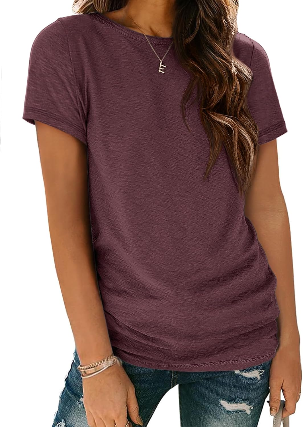 ATHMILE Womens Soft Basic T