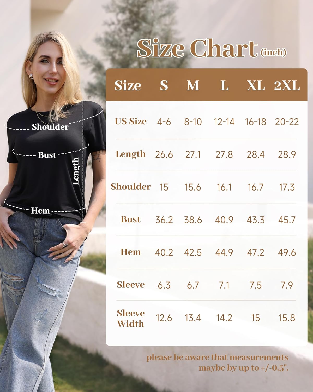 TNNZEET Tshirts for Women