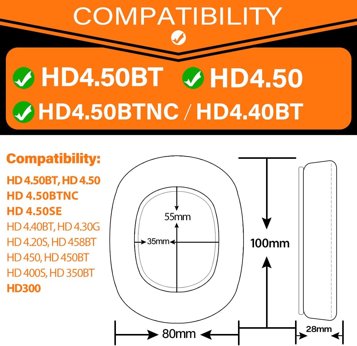 HD 4.50BT Ear Pads