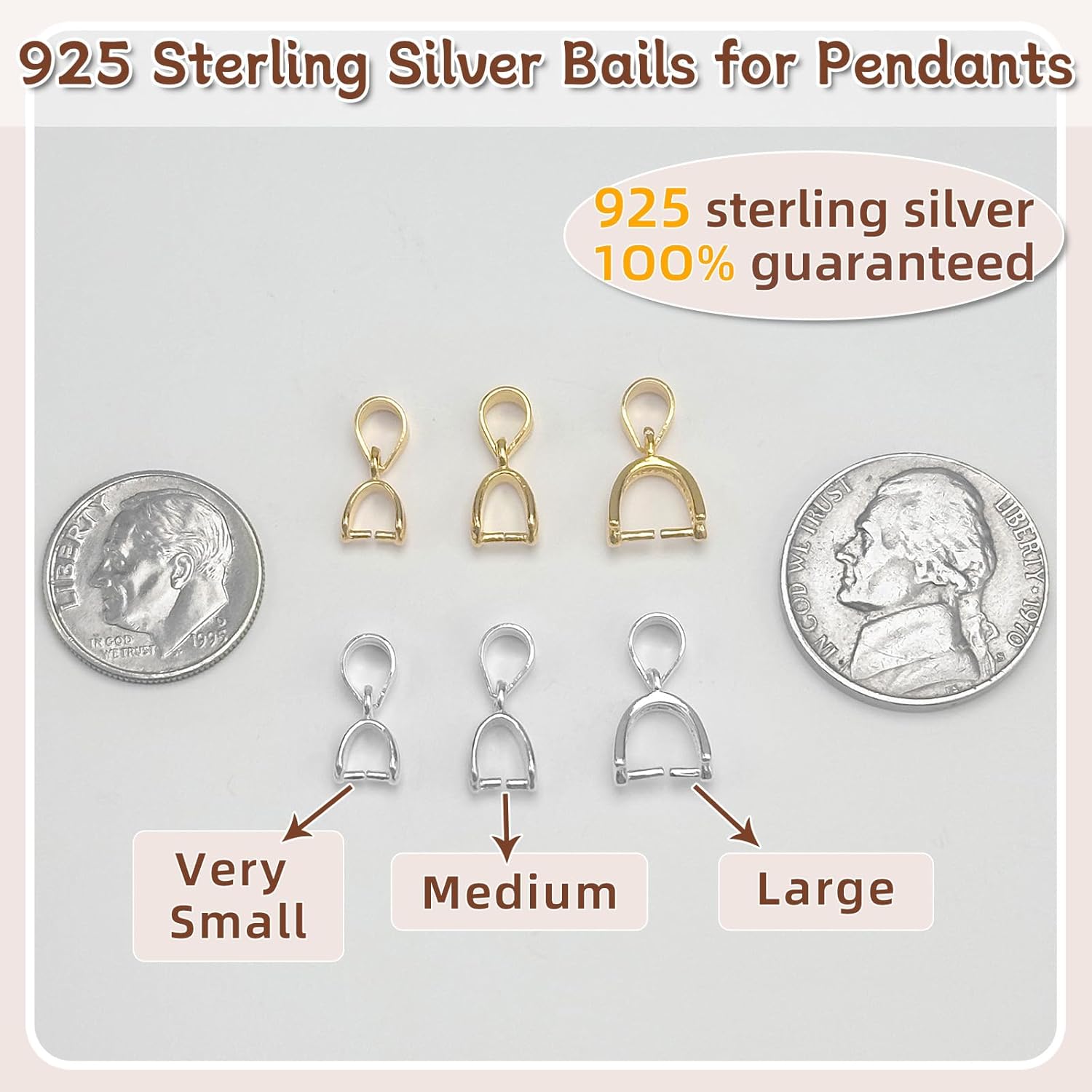 OHINGLT 925 Sterling Silver Pinch