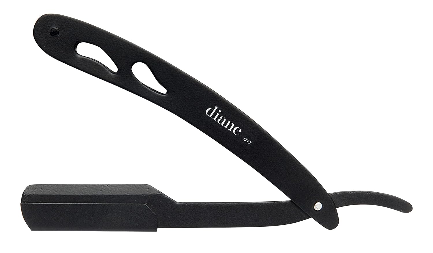Diane Professional Straight Edge Shaving Razor, Black, 0.15 lb - Image 2