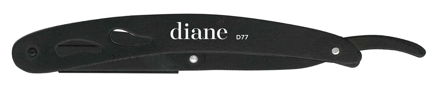 Diane Professional Straight Edge Shaving Razor, Black, 0.15 lb - Image 4