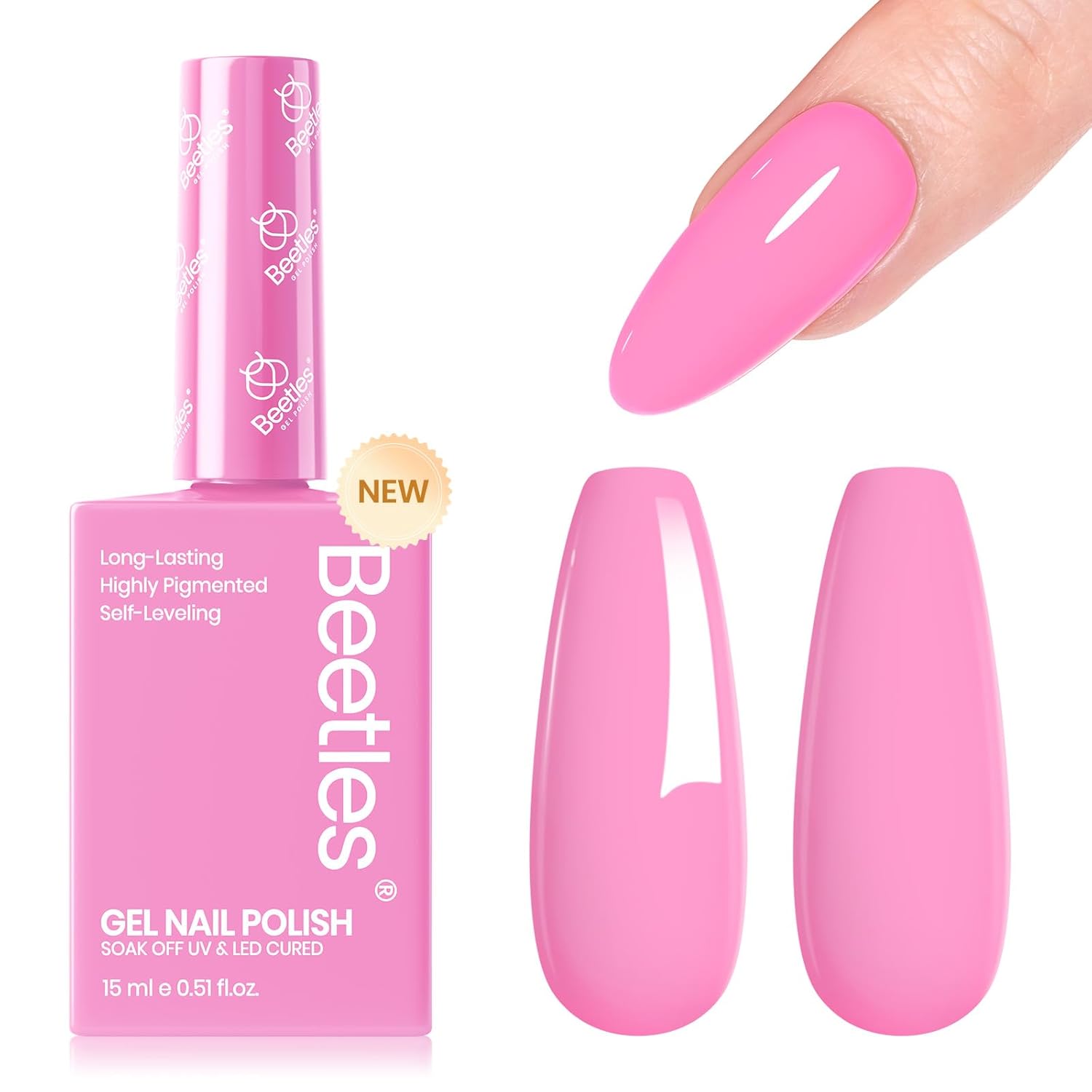Beetles Pink Gel Polish