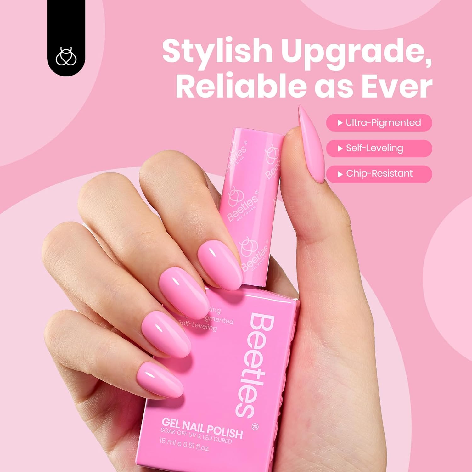 Beetles Pink Gel Polish