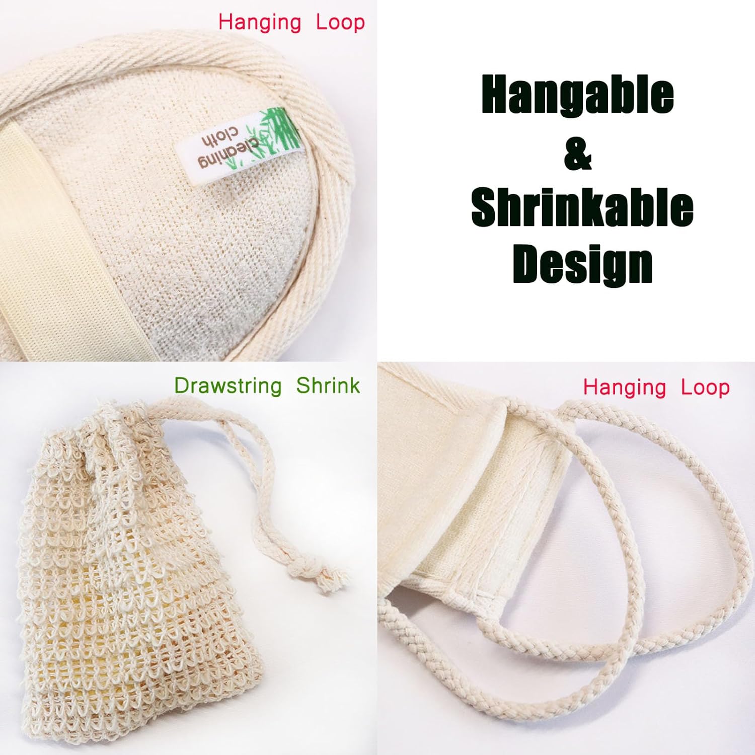 Natural Loofah Back Scrubber