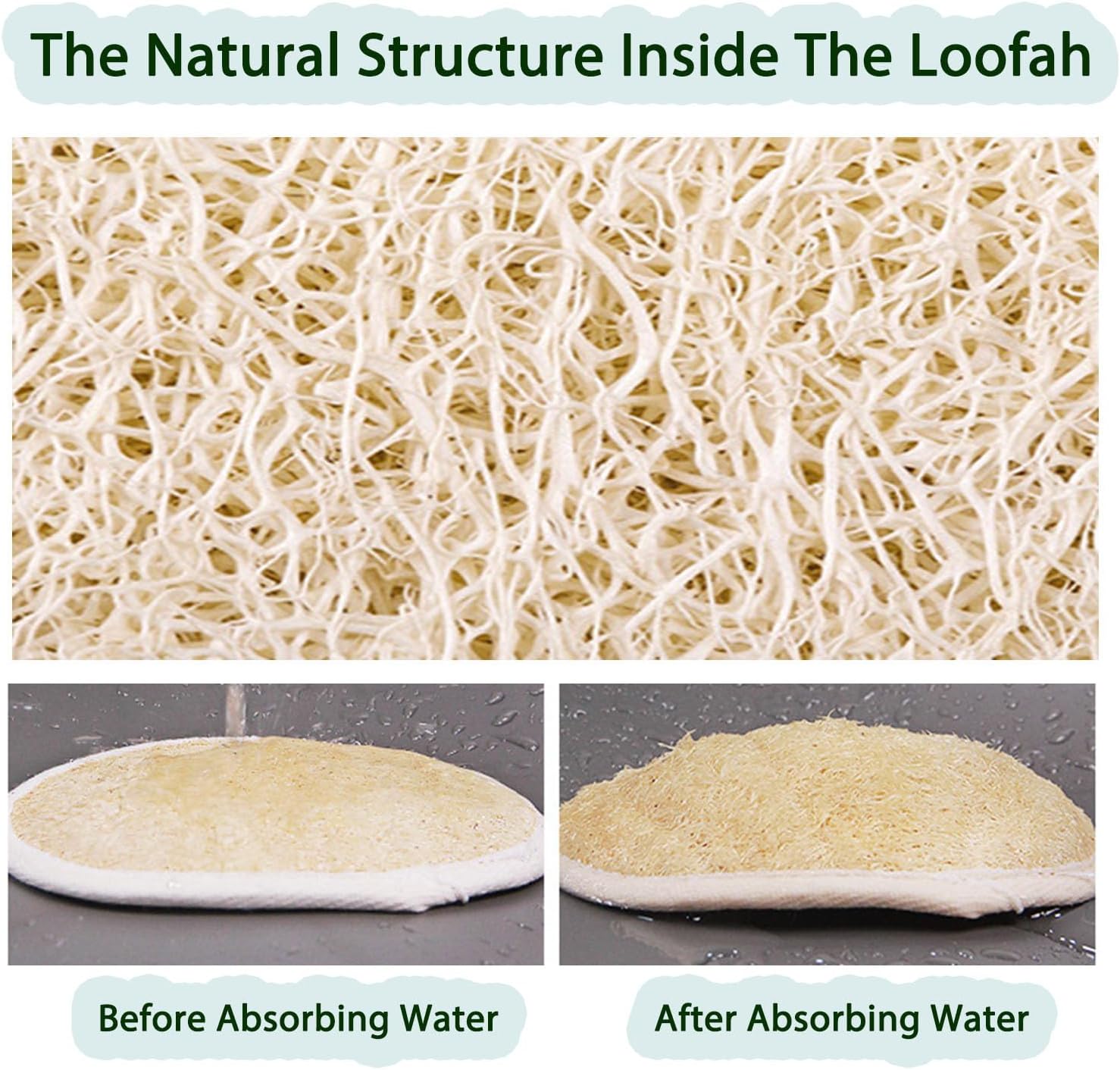Natural Loofah Back Scrubber
