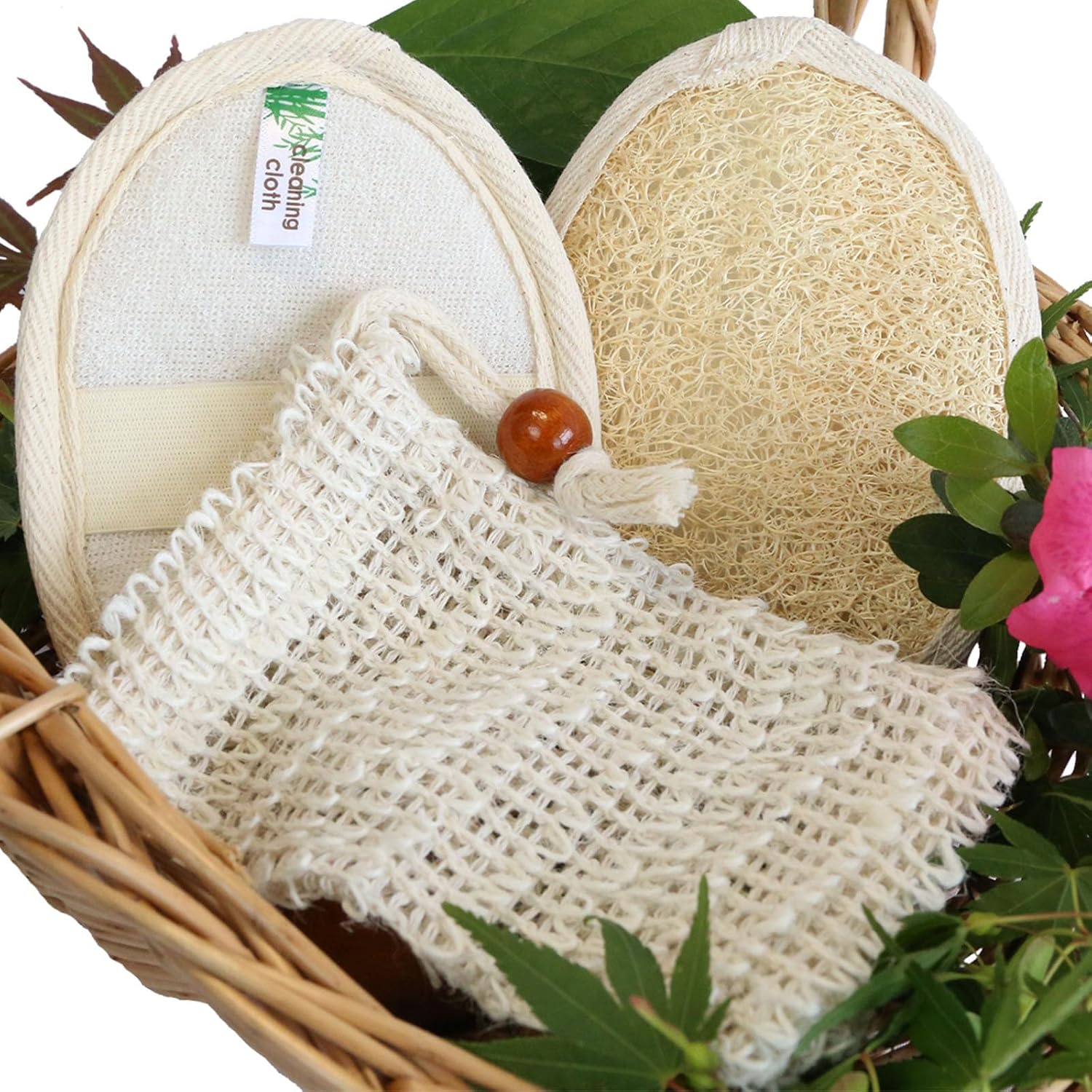 Natural Loofah Back Scrubber