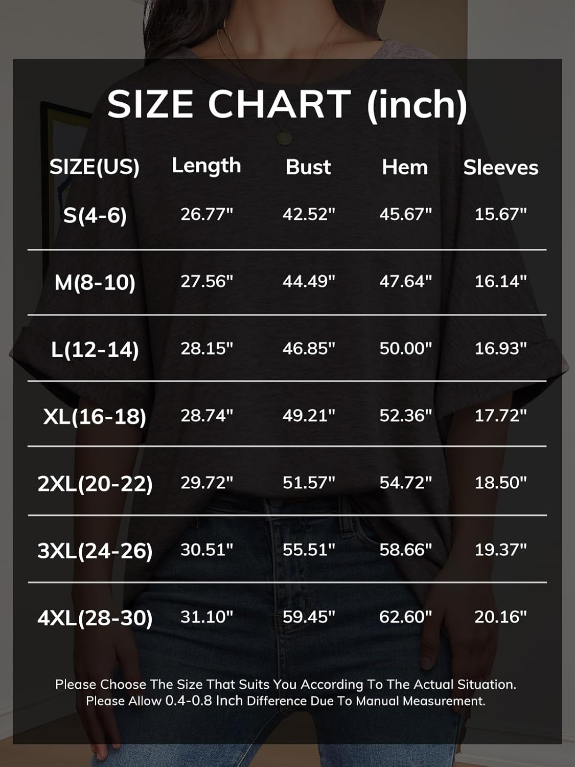 ATHMILE Womens Oversized T Shirts