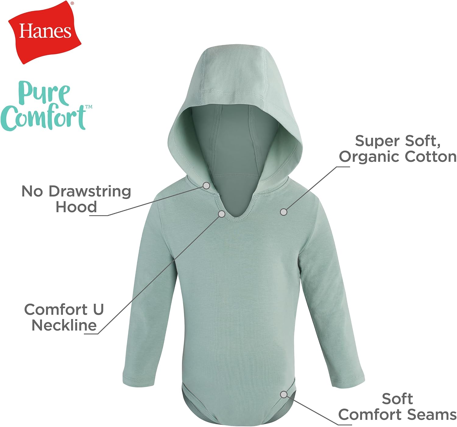 Hanes Baby Pure Comfort Long