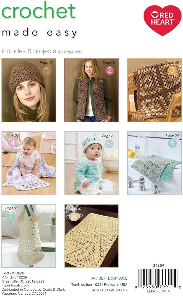 Coats Crochet Coats and Clark Books, Crochet, Made Easy - Image 6