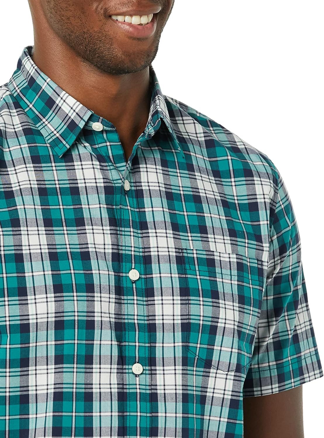 Amazon Essentials Men's Slim-Fit Short-Sleeve Poplin Shirt - Image 5