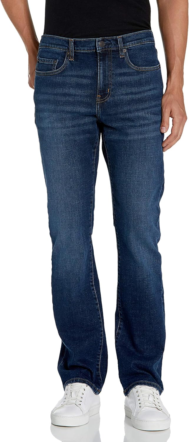 Amazon Essentials Mens Jeans, Slim Fit Stretch, Bootcut - Discontinued Colors