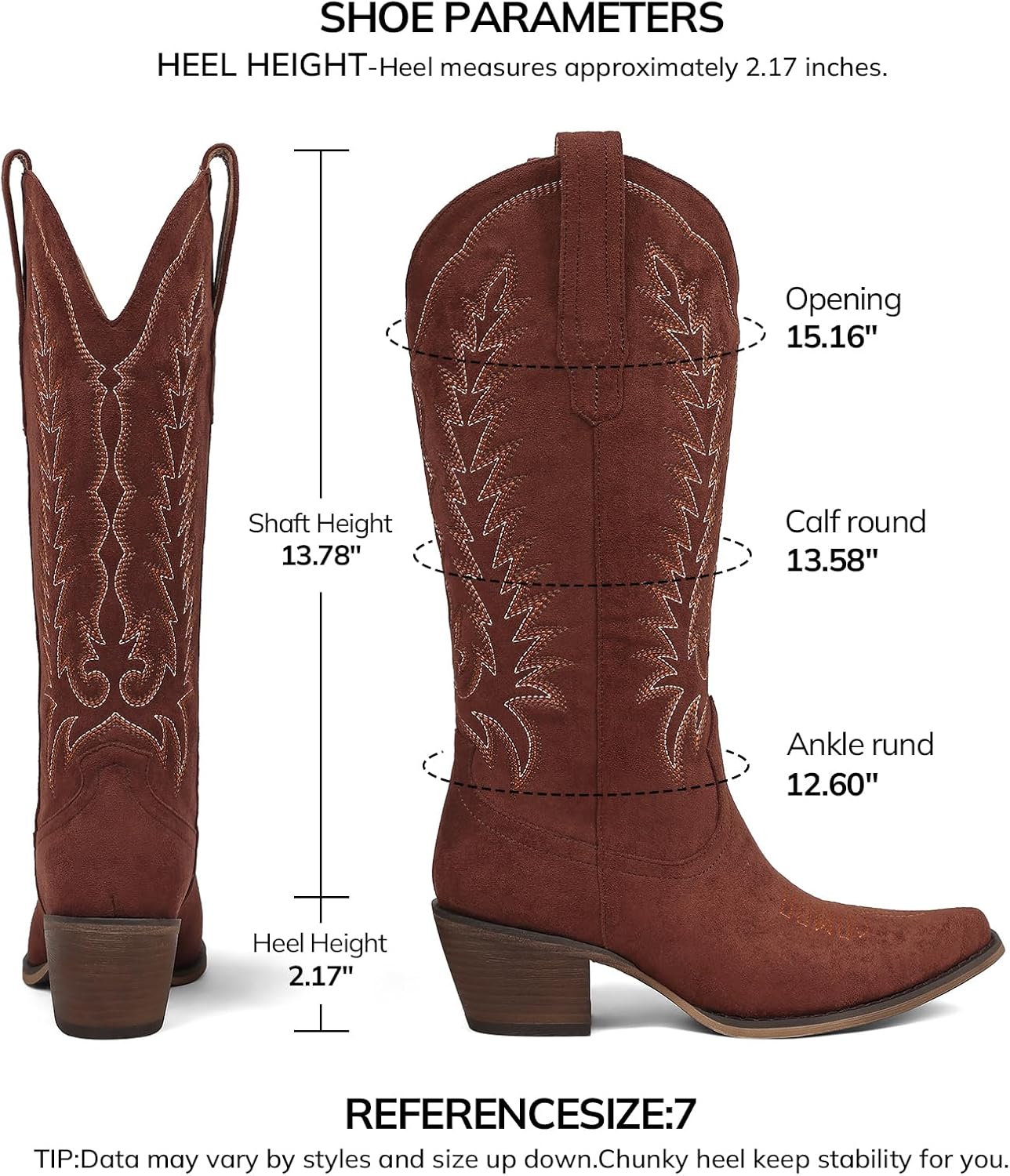Cowboy Boots for Women: Embroidered