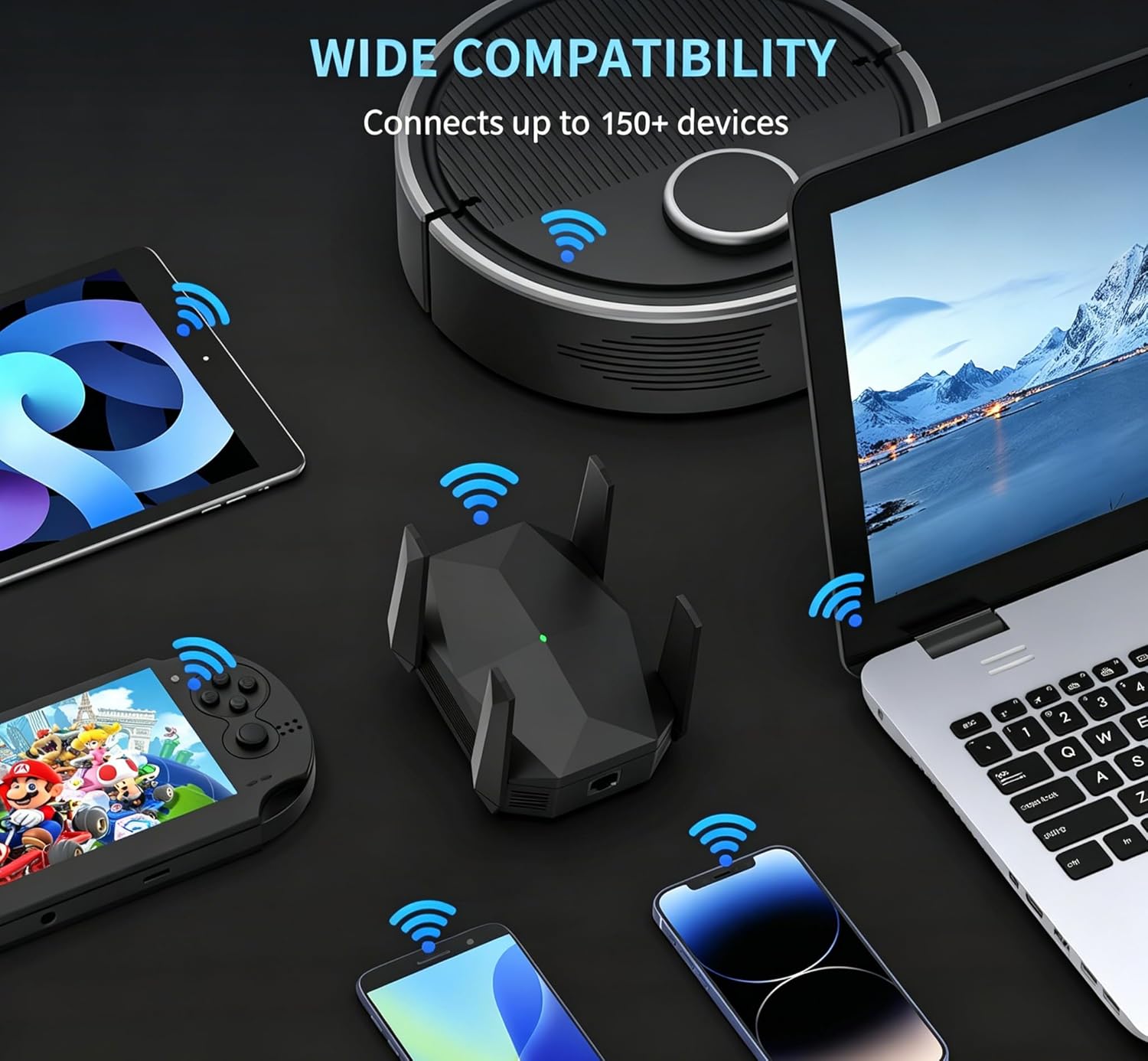 WiFi Extender, 2026 20X Fastest