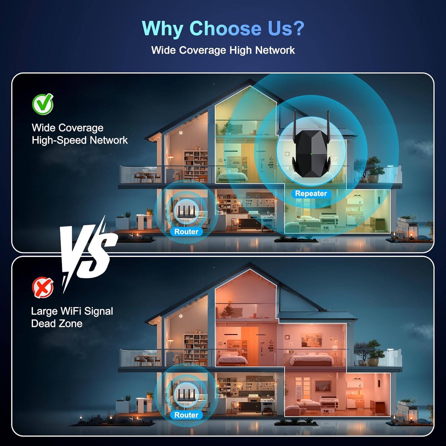 WiFi Extender, 2026 20X Fastest