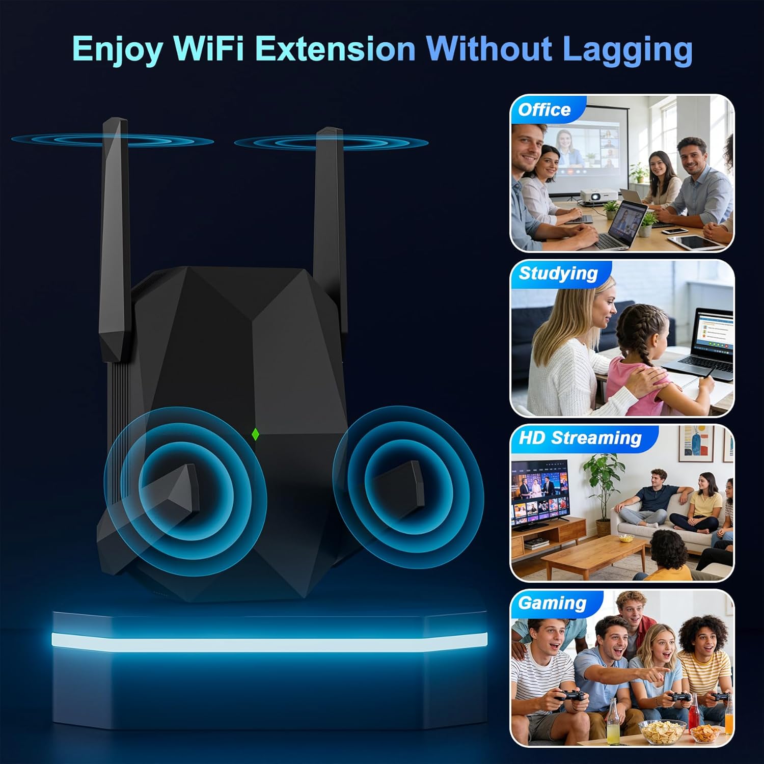 WiFi Extender, 2026 20X Fastest