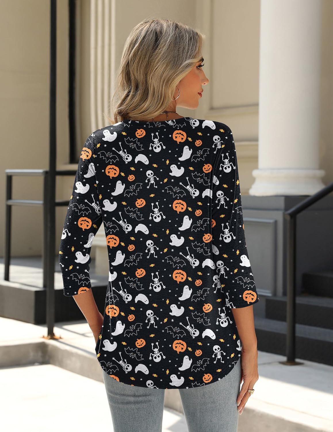 Zeagoo 3/4 Length Sleeve Womens