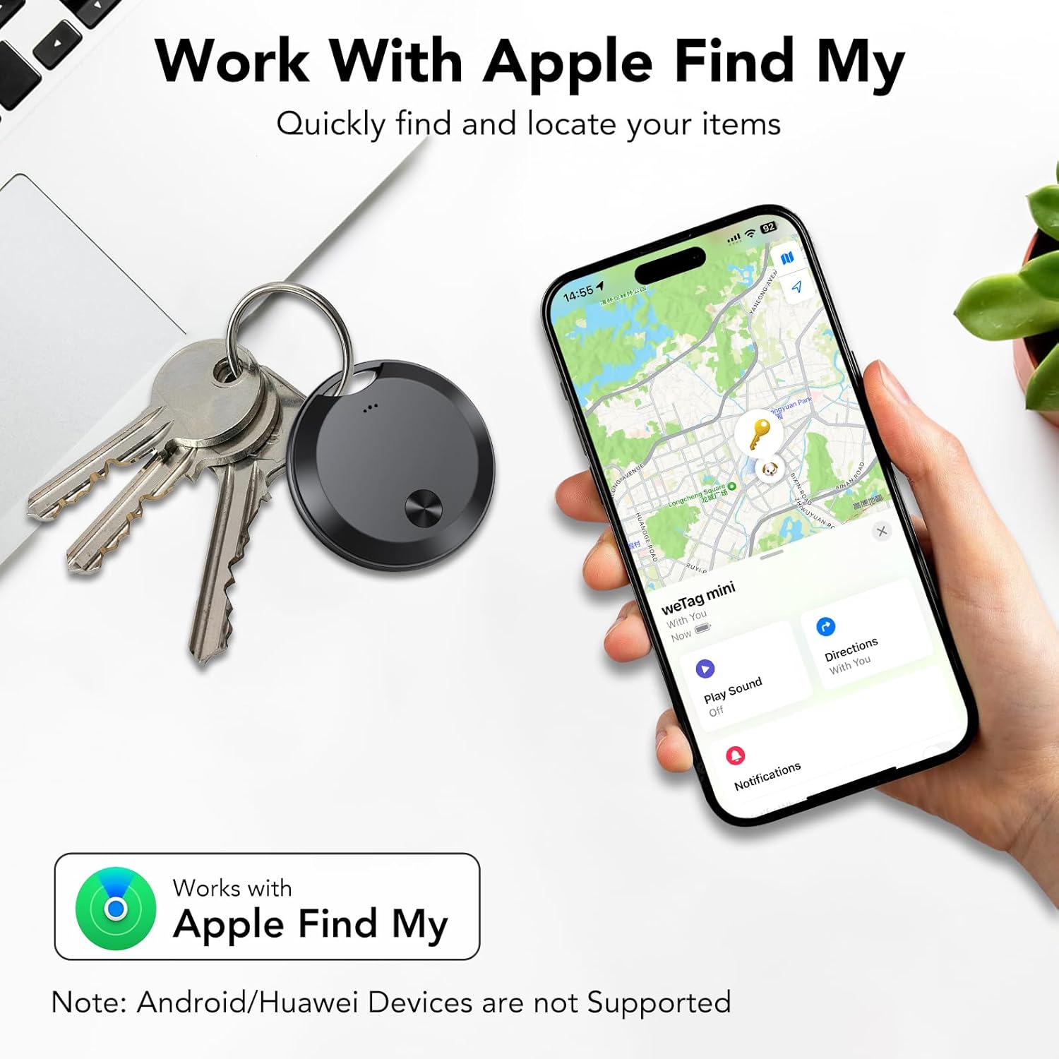 Air Tracker Tags-4 Pack: Smart
