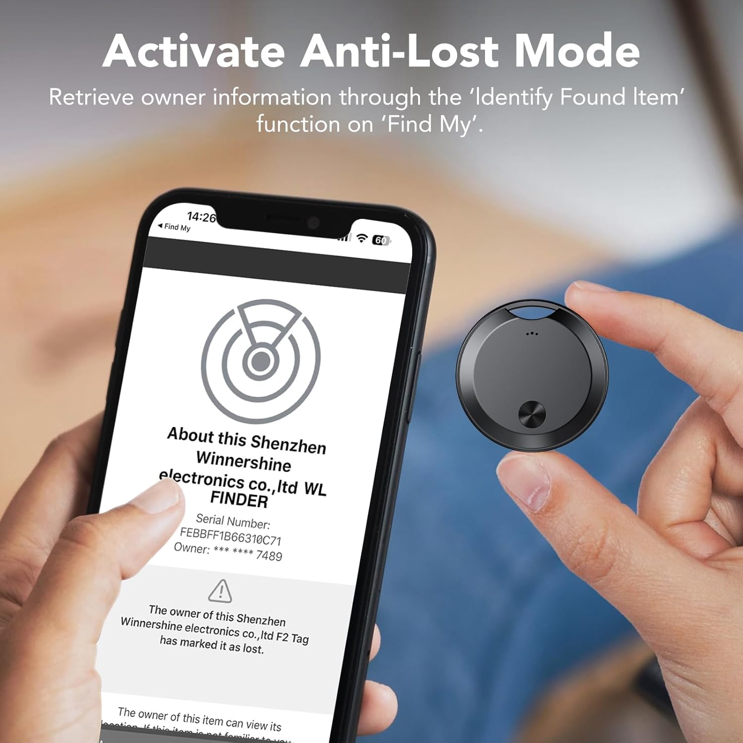 Air Tracker Tags-4 Pack: Smart