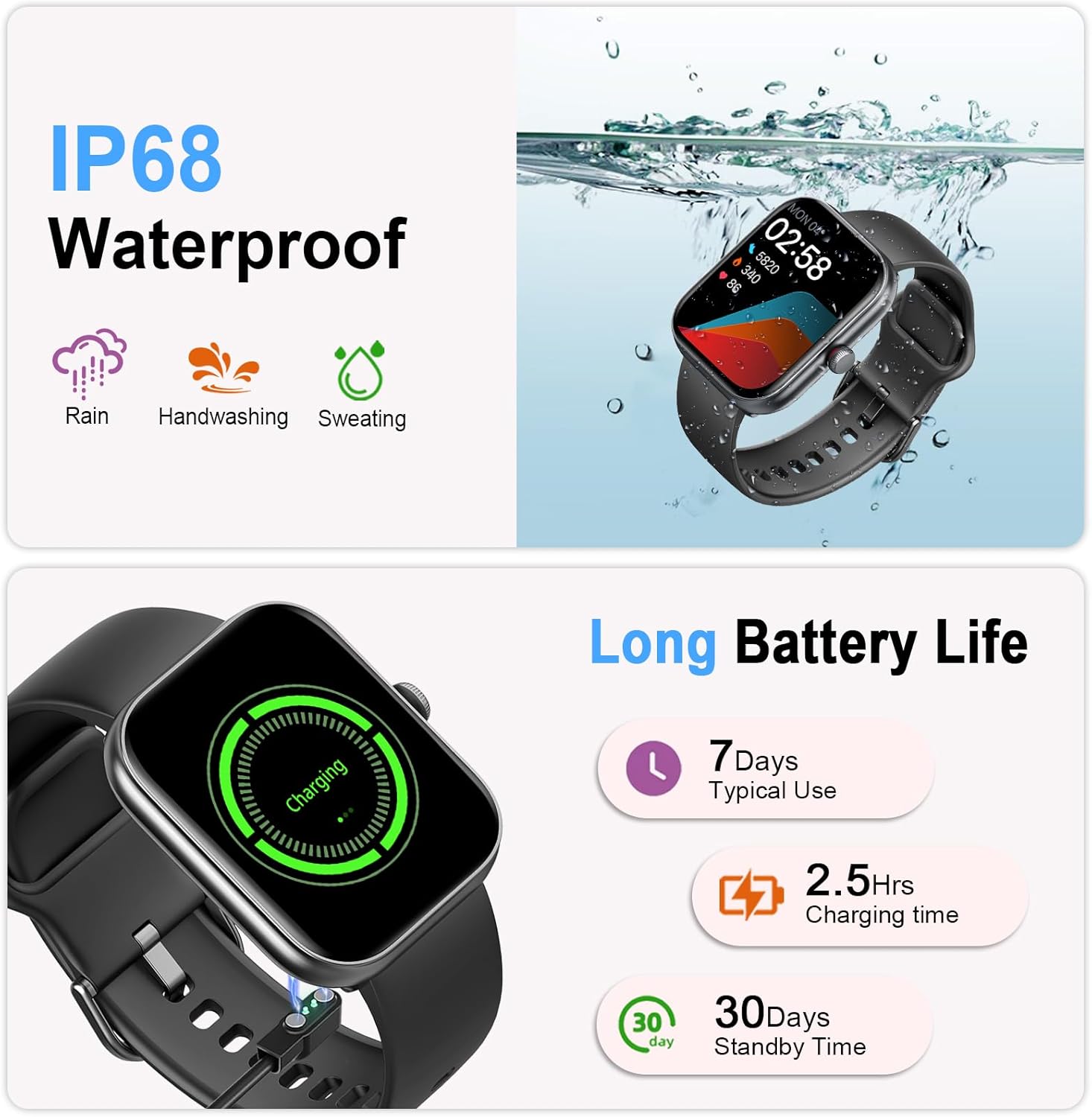 Smart Watch for Women Men