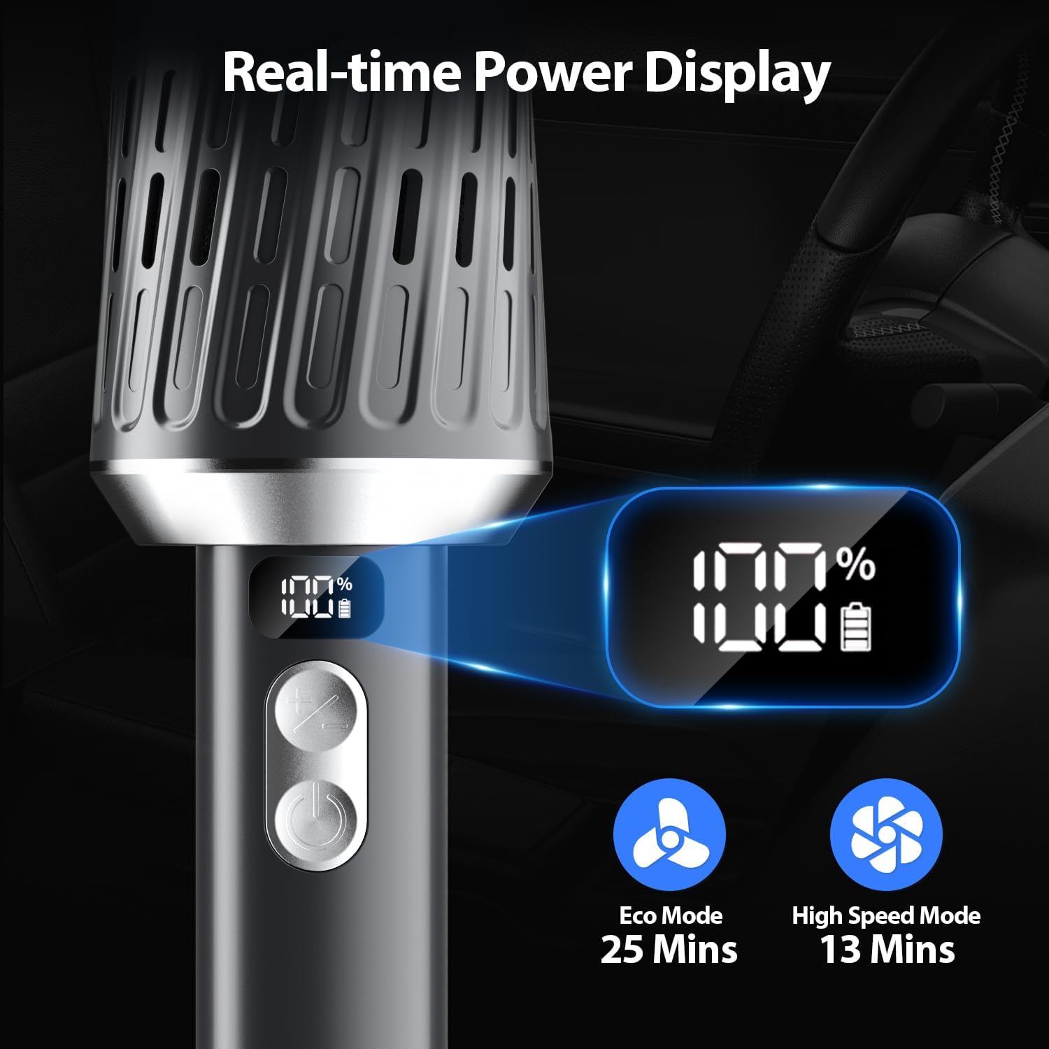 Handheld Vacuum Cordless 25000Pa Car
