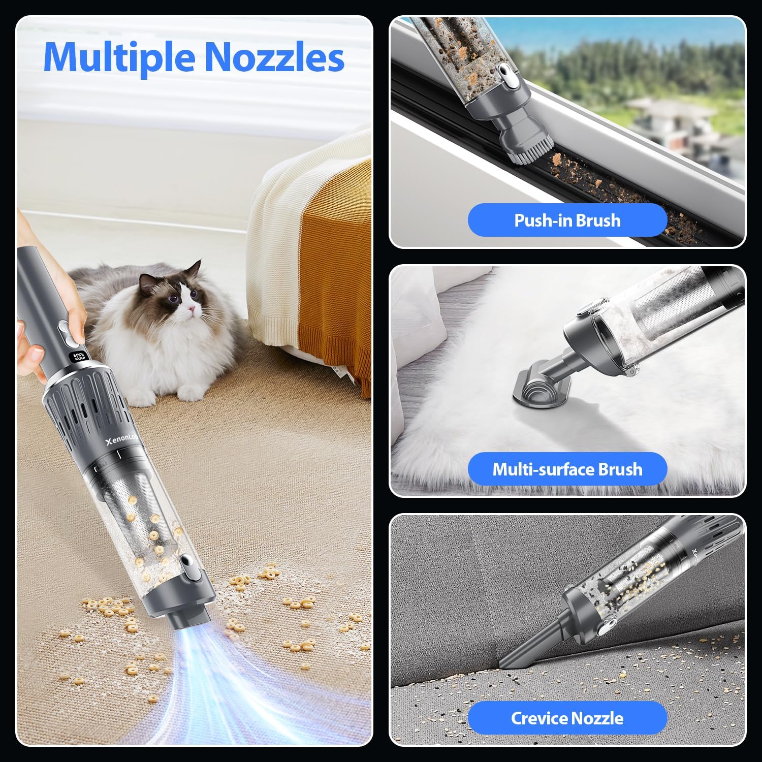 Handheld Vacuum Cordless 25000Pa Car