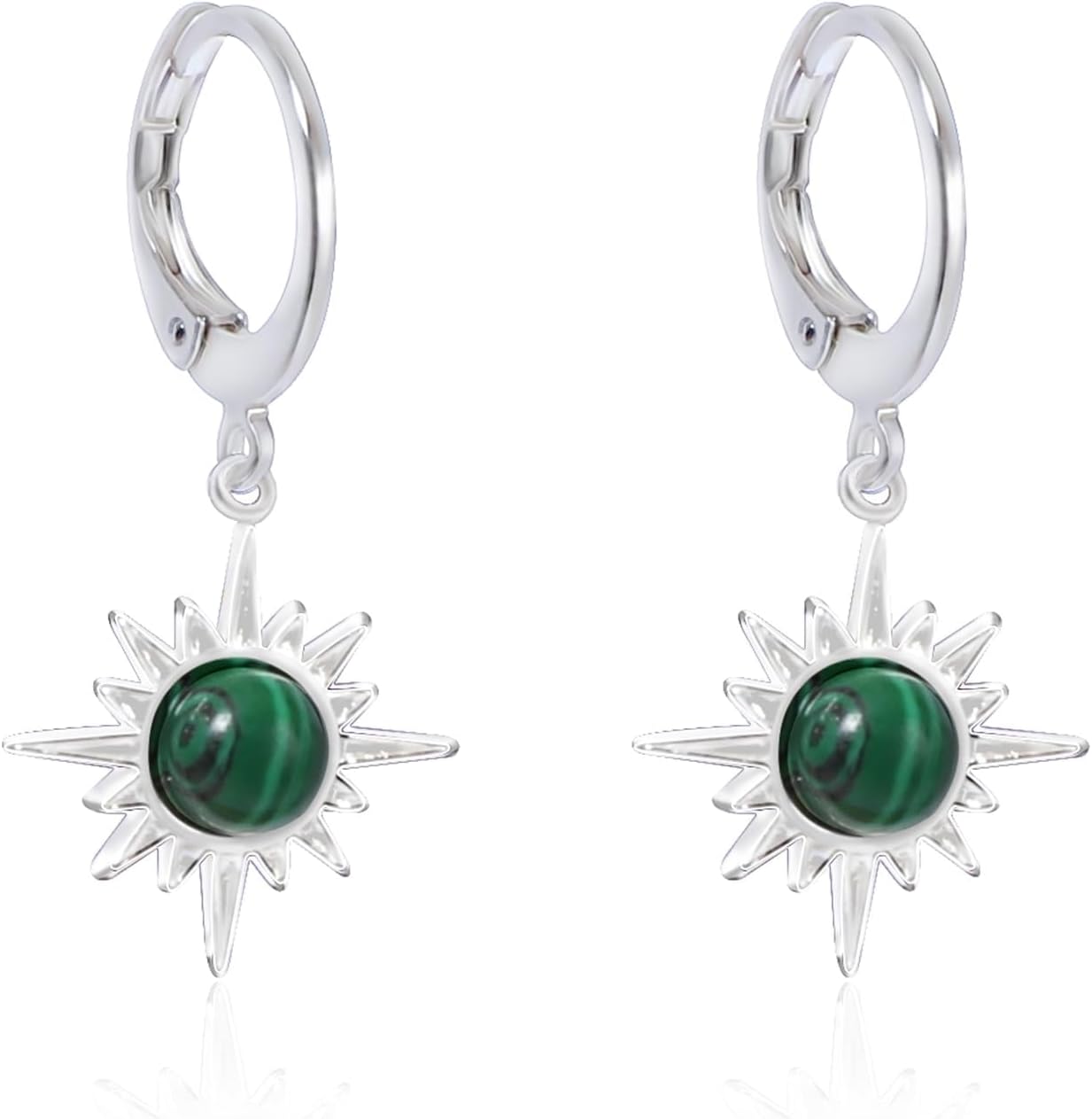 Sun/Fan Dangle Earrings for Female